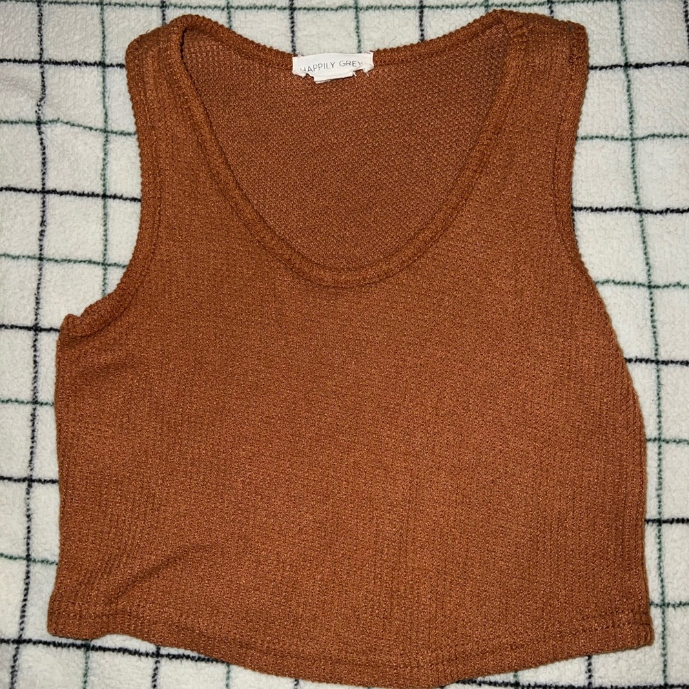 Rust Knit Jogger Set - Picture 2 of 6